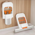 Foldable Wall-Mounted Mop – Collapsible Squeegee Floor Wiper